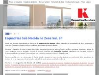 Screenshot for www.esquadriaskuzuhara.com.br