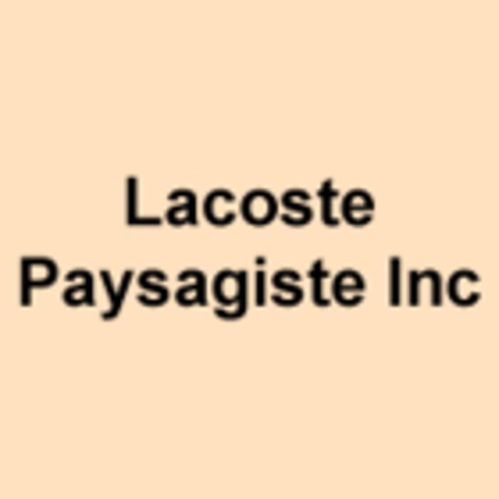 Lacoste Paysagiste Inc Logo