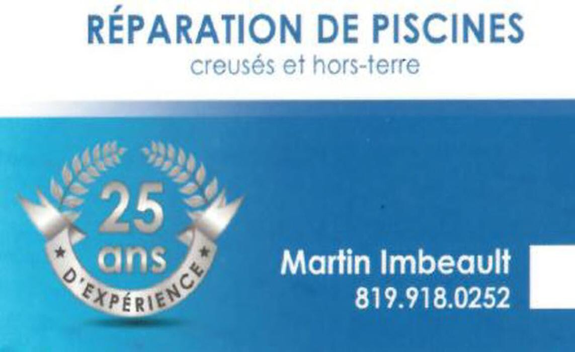 Images Martin Imbeault Réparation de Piscines