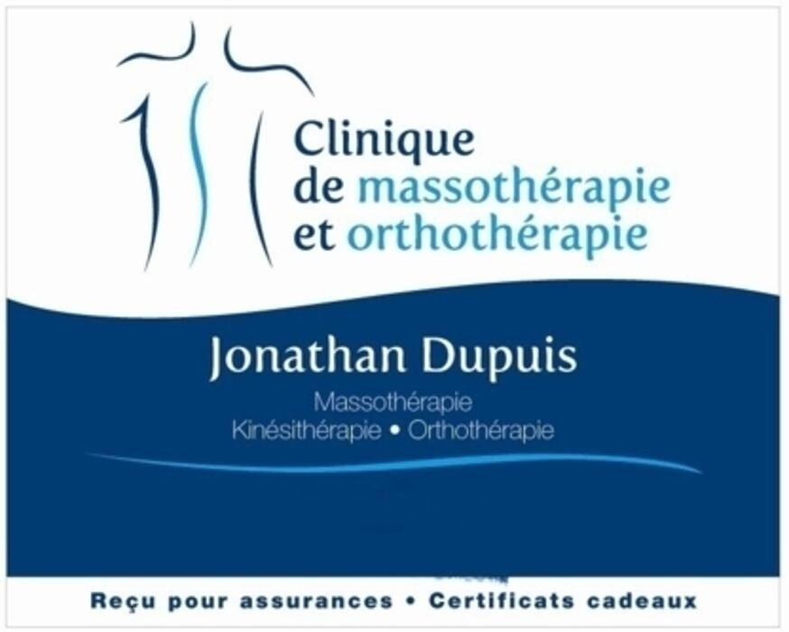 Images Clinique de Massothérapie et Orthothérapie Jonathan Dupuis