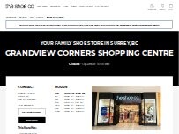Website Screenshot The Shoe Company
