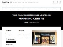 Website Screenshot The Shoe Company