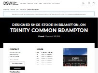 Website Screenshot DSW Designer Shoe Warehouse