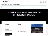 Website Screenshot DSW Designer Shoe Warehouse