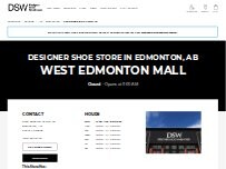 Website Screenshot DSW Designer Shoe Warehouse