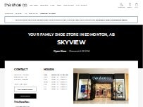 Website Screenshot The Shoe Company