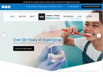 Website Screenshot Hampton Village Dentistry - Dentist in Saskatoon, SK