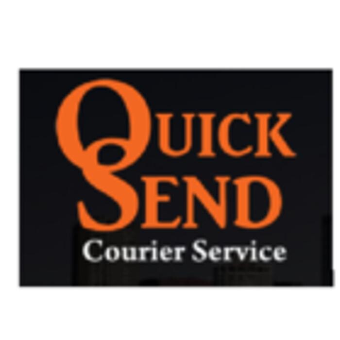 Quick Send Courier Service Logo
