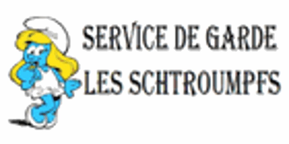 Service De Garde Les Schtroumpfs Logo