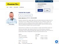 Website Screenshot Fountain Tire