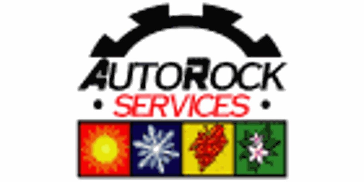 AutoRock Services Lawn Care & Maintenance Logo