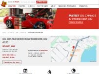 Website Screenshot Take 5 Oil Change