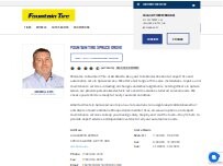 Website Screenshot Fountain Tire
