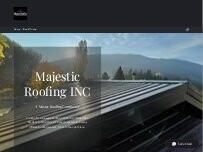 Website Screenshot Majestic Roofing Inc.