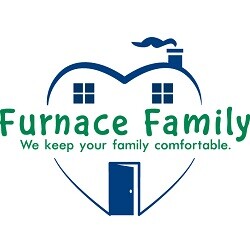 Furnace Family Heating, Air Conditioning, Plumbing Logo