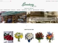 Website Screenshot Broadway Florists