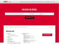 Website Screenshot Avis Car Rental
