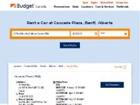Website Screenshot Budget Car Rental