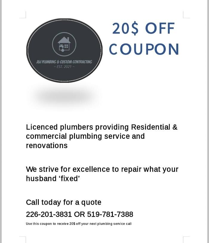 Images J&J Plumbing and Custom Contracting