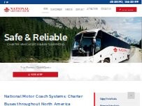 Website Screenshot National Motor Coach