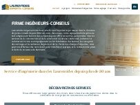Website Screenshot Laurentides Experts-Conseils Inc