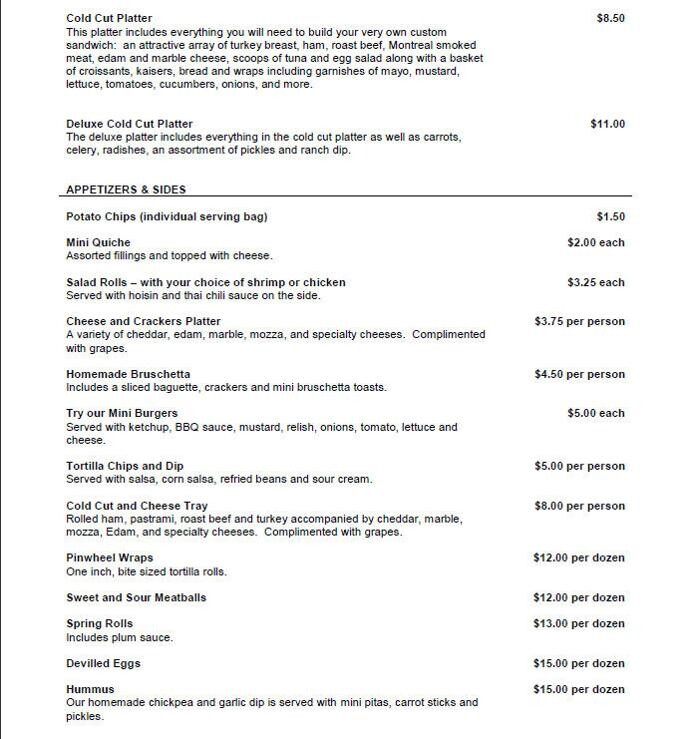 Images Sandwiches'N More Lunch & Catering Co. Ltd.