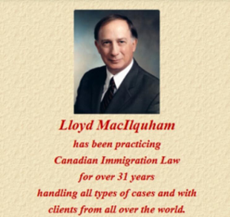 Images W Lloyd Macilquham - Lawyer - Immigration Law