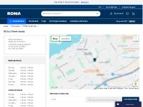 Website Screenshot Design de cuisine chez Rona