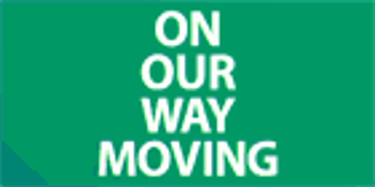 On Our Way Moving Logo