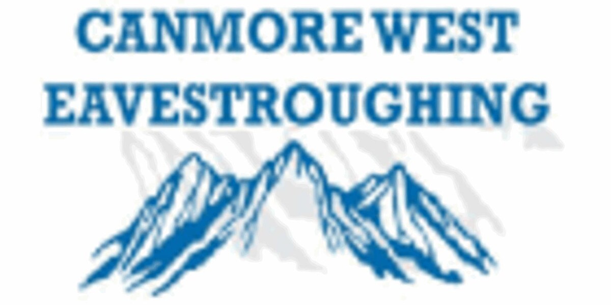 Canmore West Eavestroughing Logo