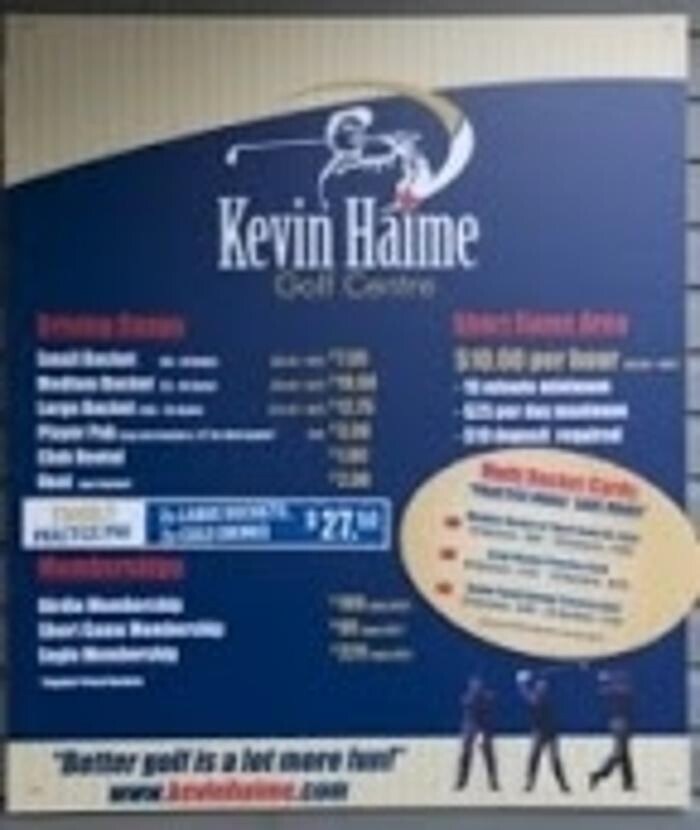 Images Kevin Haime Golf Centre