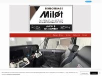 Website Screenshot Rembourrage Milot Inc