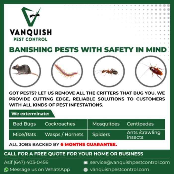 Images Vanquish Pest Control