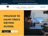Website Screenshot Mann Driving School