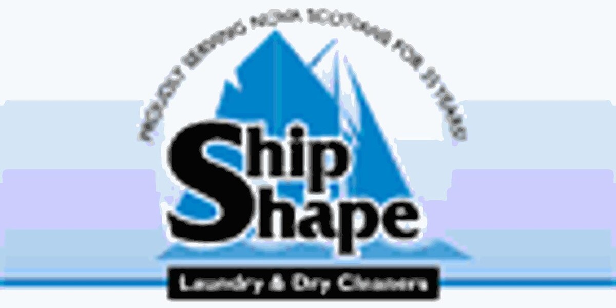 Ship Shape Laundry And Dry Cleaners Logo