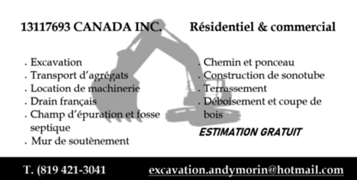 Images Excavation Andy Morin