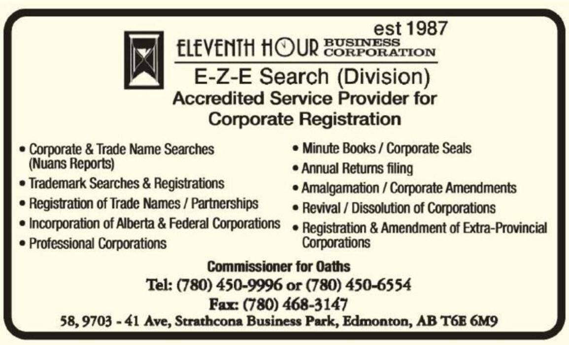 Images Eleventh Hour Business Corp