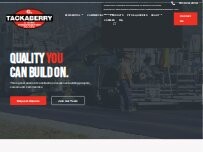 Website Screenshot Tackaberry G & Sons Construction Co. Ltd