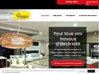 Website Screenshot Electricité Patrick Martin
