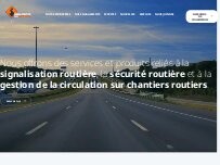 Website Screenshot Signalisation Des Cantons Inc