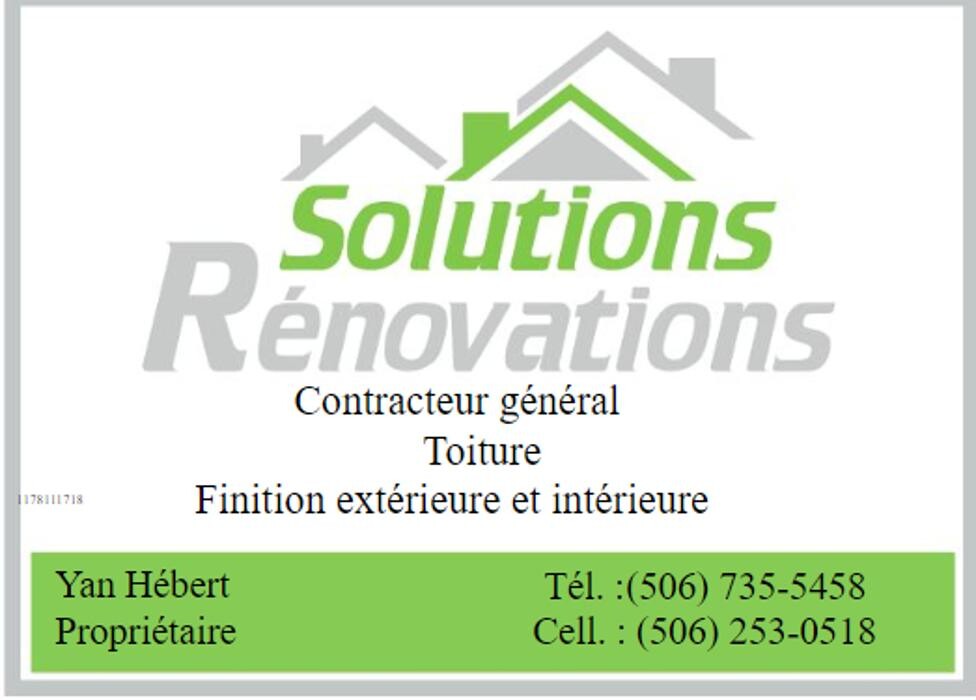 Images Solutions Rénovations Yan Hébert