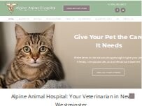 Website Screenshot Alpine Animal Hospital