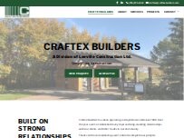 Website Screenshot Craftex Builders