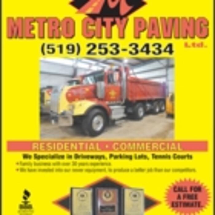 Images Metro City Paving Ltd