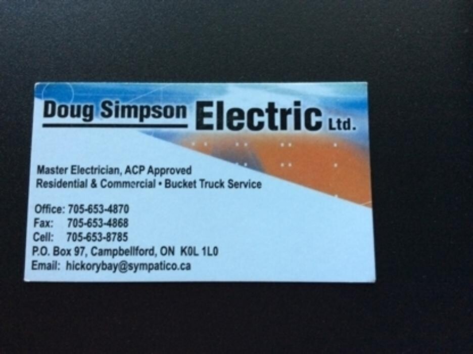 Images Doug Simpson Electric Ltd