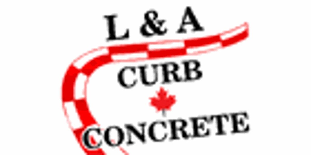 L & A Curb Concrete Logo