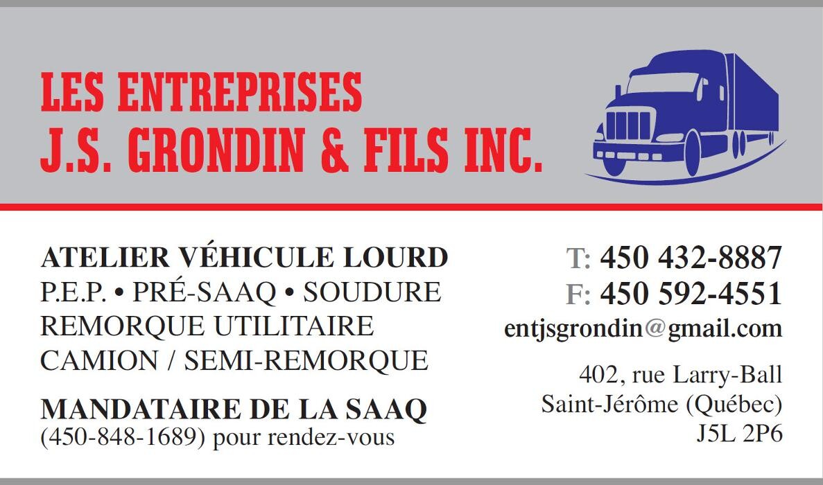 Images Les Entreprises J-S Grondin & Fils Inc
