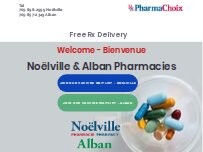 Website Screenshot Alban Pharmacy