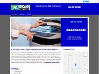 Website Screenshot AC-DC Copier Service