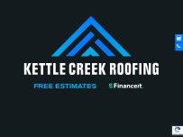 Website Screenshot Kettle Creek Roofing Inc